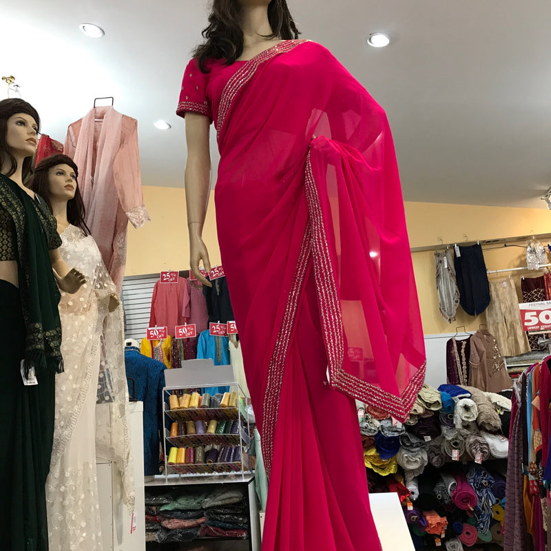 EMB SAREE R BLOUSE