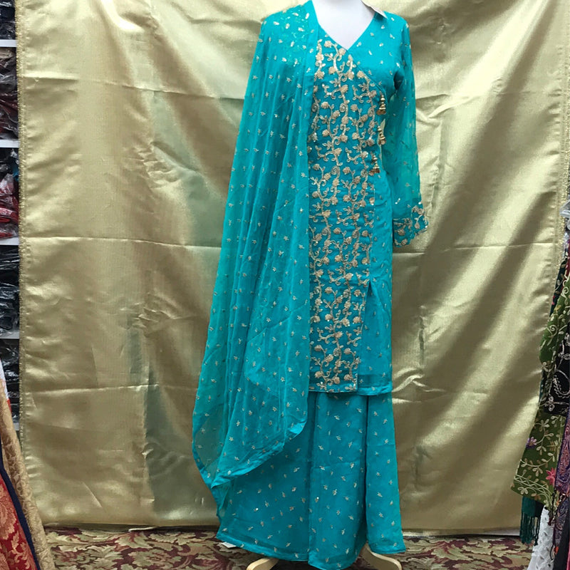 KURTA PLAZO DUPATTA SIZE 44