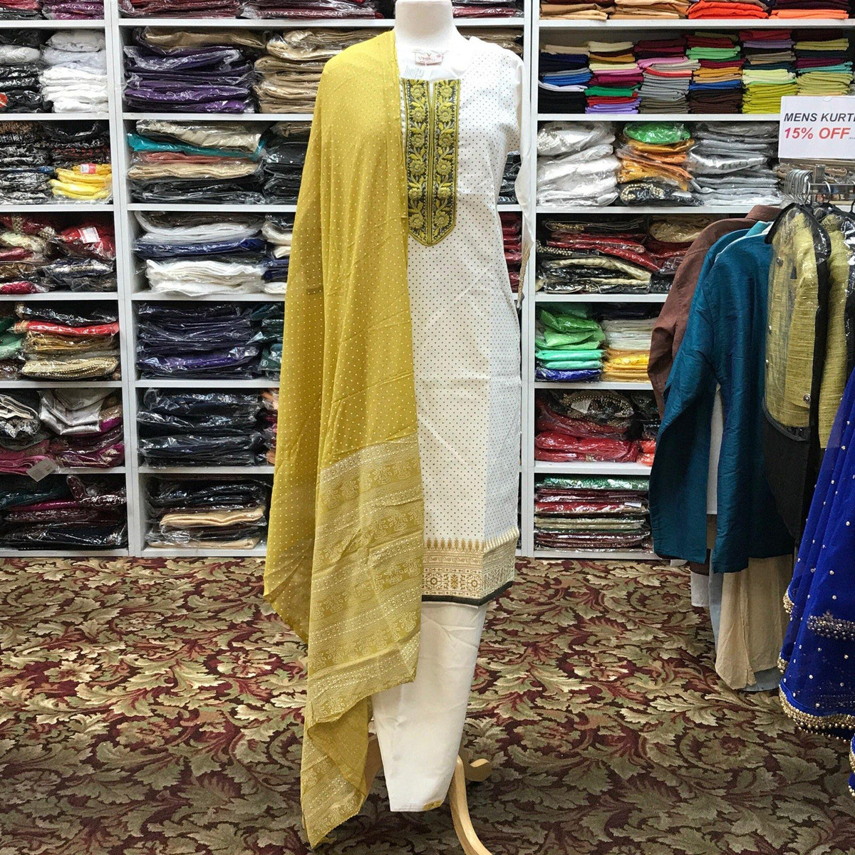 Kurta Shalwar Dupatta Size 38 - Mirage Sari Center