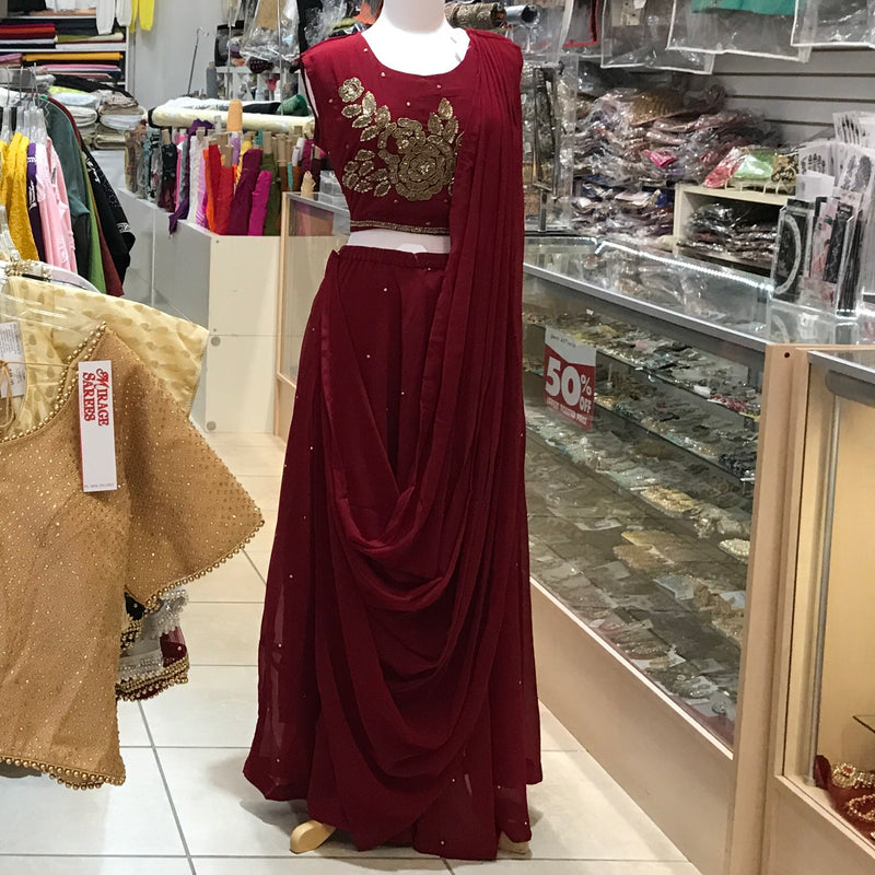 LEHENGA CHOLI SCARF SIZE 44