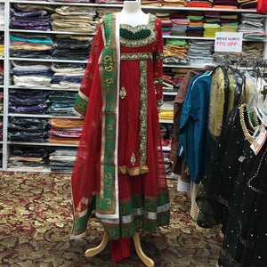 Anarkali Churidar Dupatta Size 48 - Mirage Sari Center
