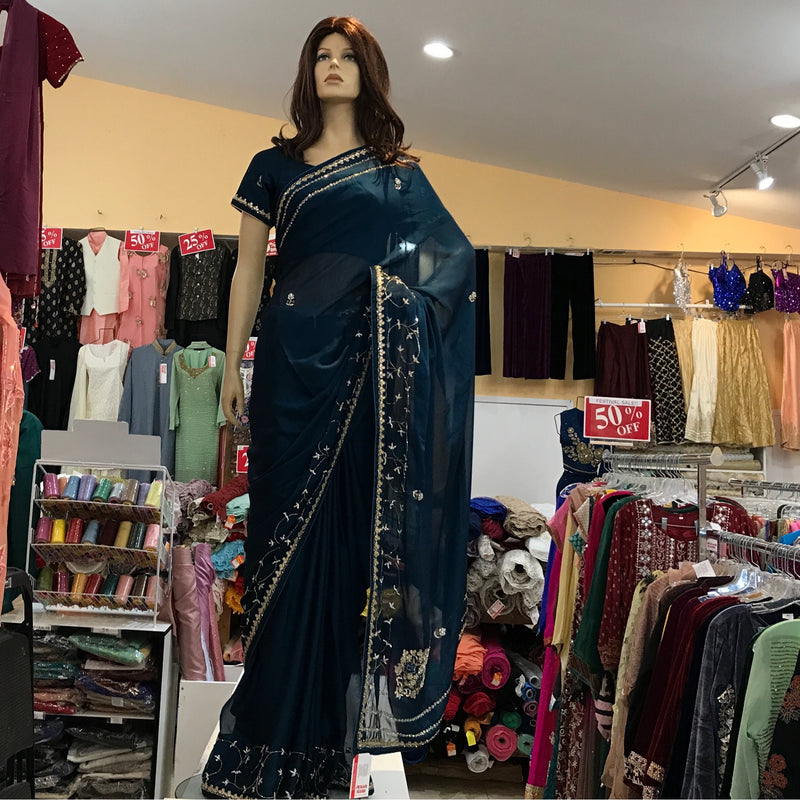 EMB SAREE R BLOUSE