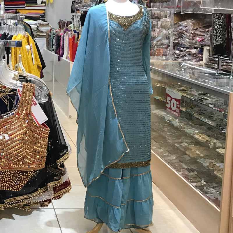 KURTA TROUSER SCARF SIZE 44