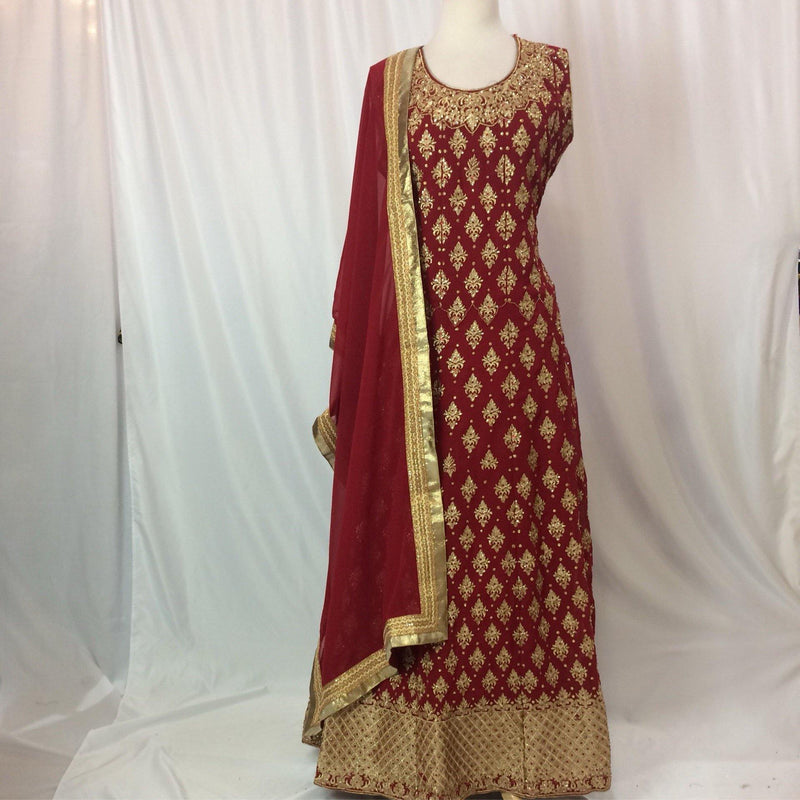 Anarkali Gown Churidar Size 40 - Mirage Sari Center