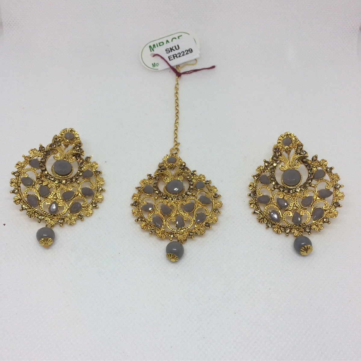 Earrings Tikka - Mirage Sarees