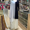 KURTA TROUSER SCARF SIZE 44 DARK NAVY BLUE