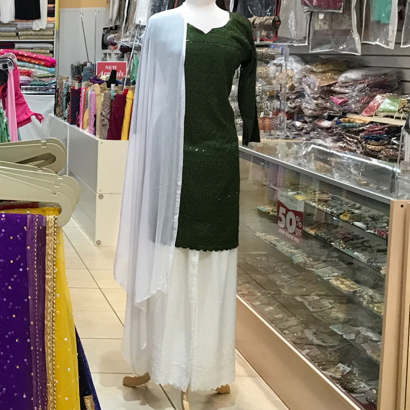 KURTA TROUSER SCARF SIZE 44