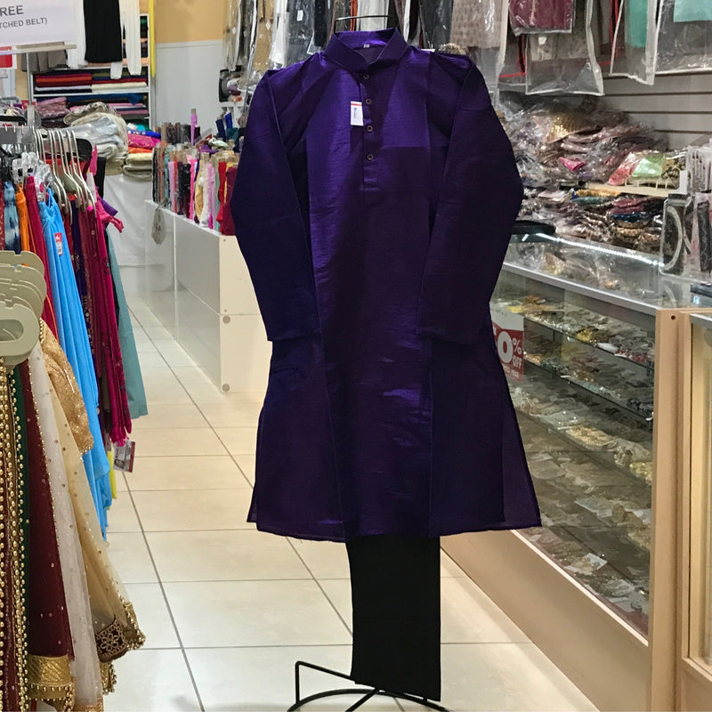 KURTA PAJAMA SIZE 40 DARK PURPLE