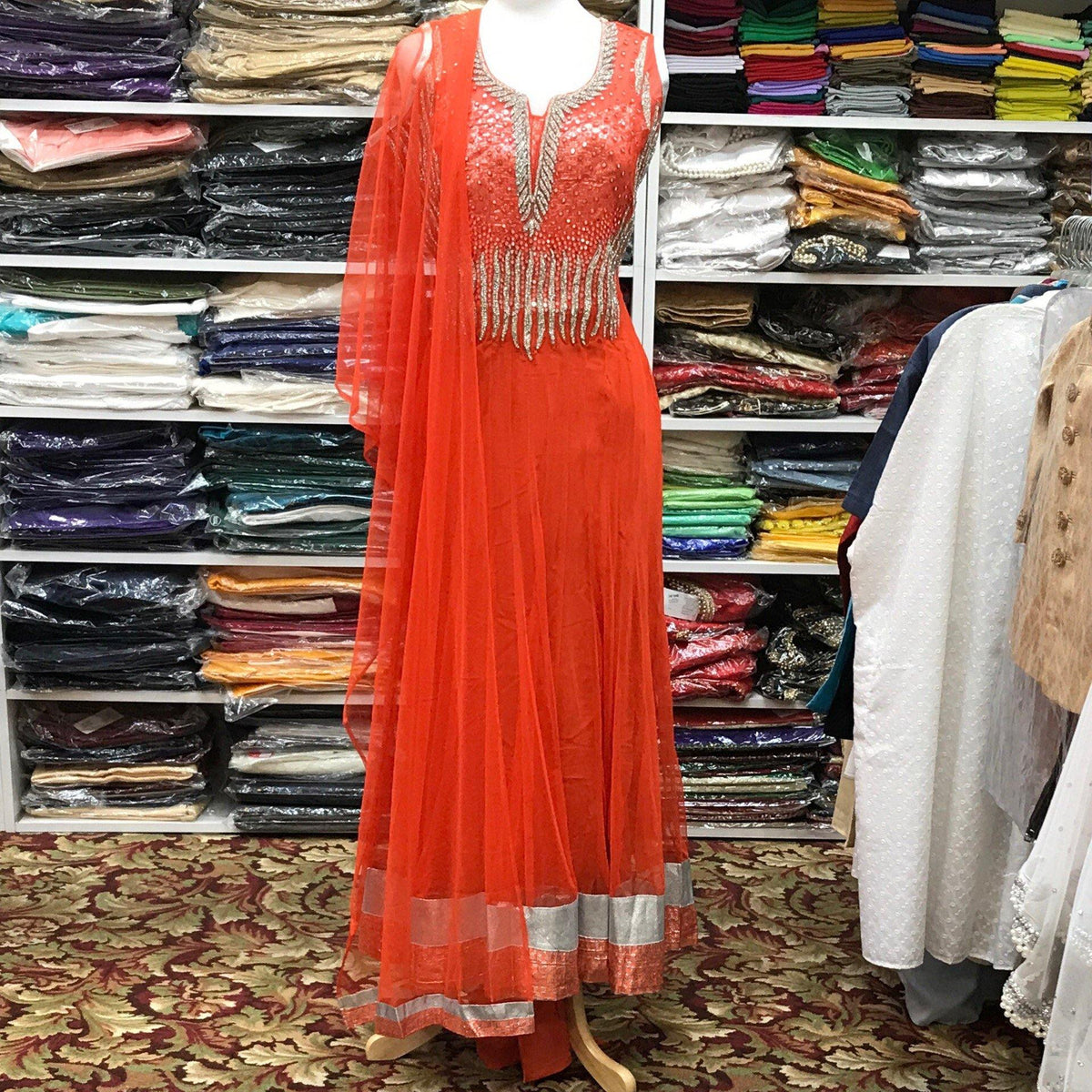 Anarkali Churidar Size 48 - Mirage Sari Center