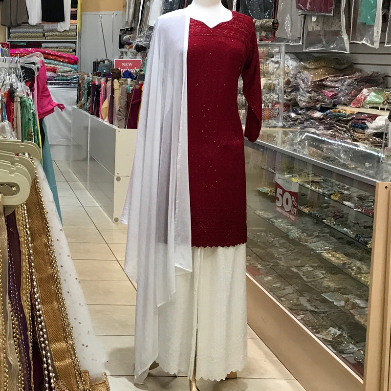 KURTA TROUSER SCARF SIZE 44