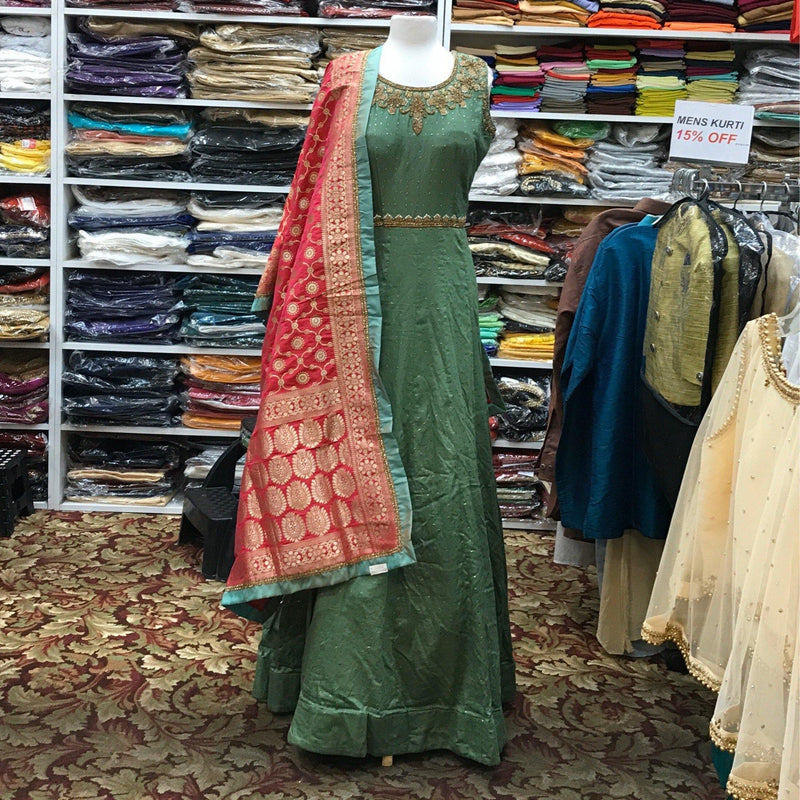 Anarkali Churidar Dupatta Size 42 - Mirage Sari Center