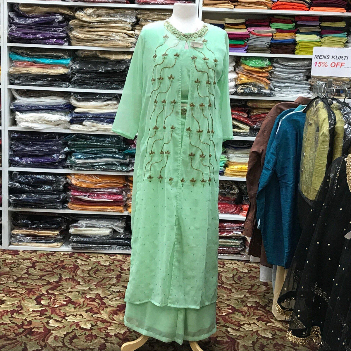 Kurta Plazo With Coti Size 42 - Mirage Sari Center