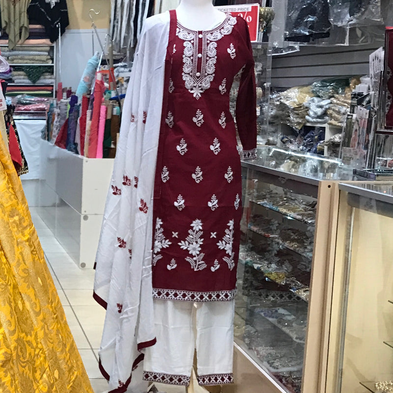 KURTA TROUSER SCARF