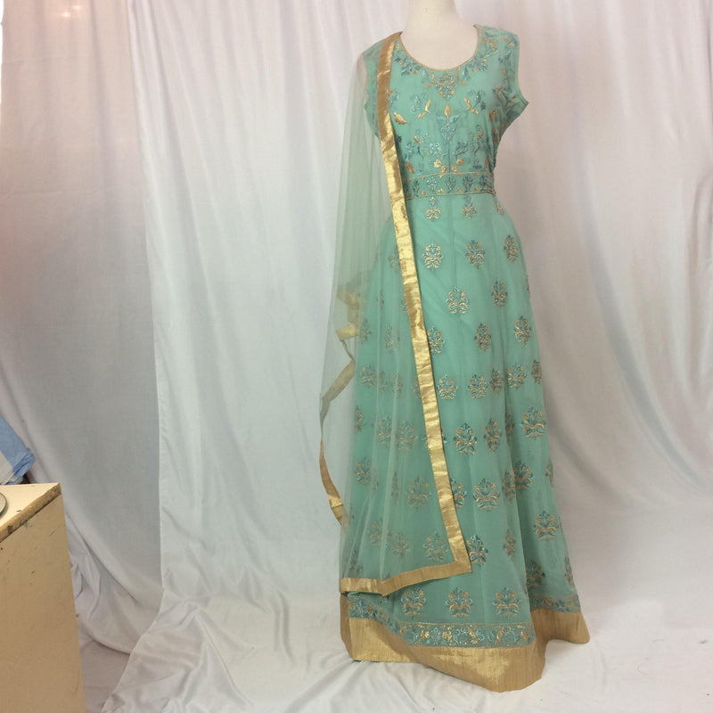 Anarkali Gown Churidar Size 40 - Mirage Sari Center