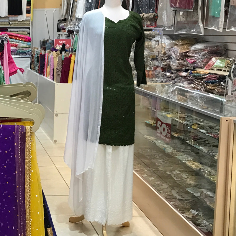 KURTA TROUSER SCARF SIZE 42