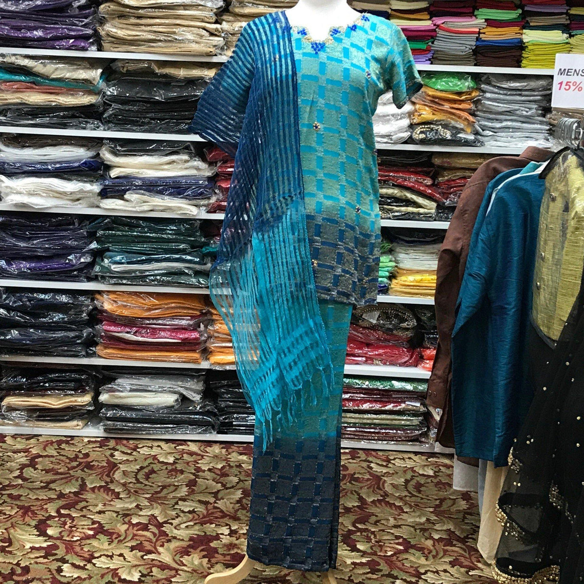 Kurta Pants Dupatta Size 38 - Mirage Sari Center