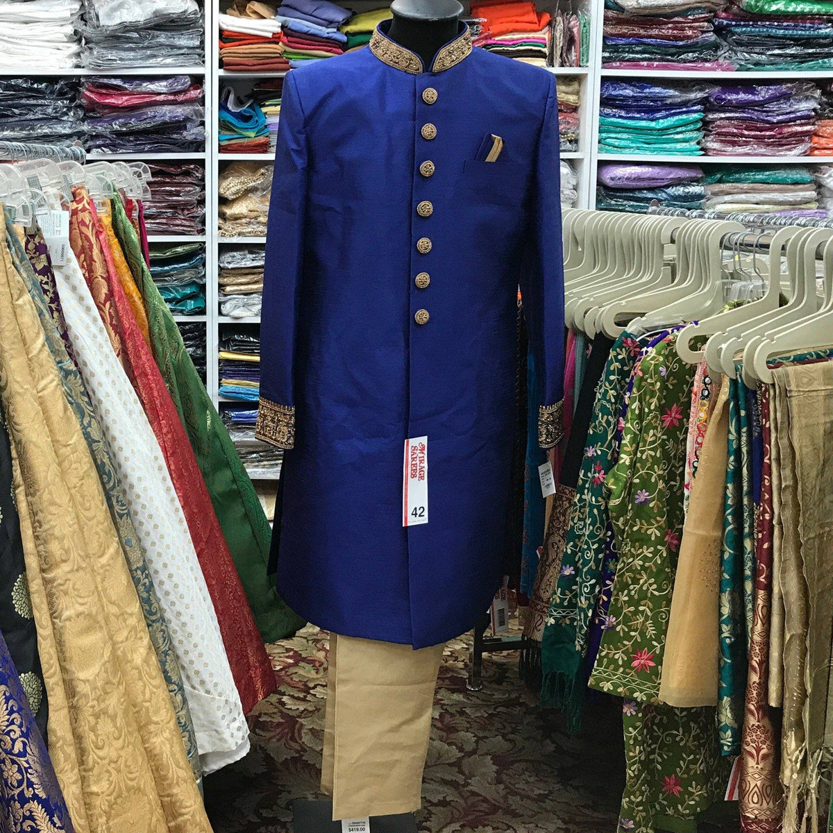 SHERWANI PAJAMA SIZE 42 - Mirage Sarees