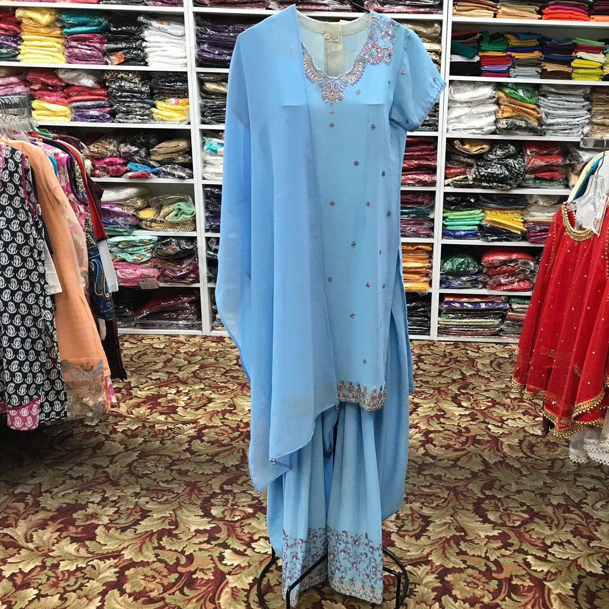 Kurta Shalwar Dupatta Size 40 - Mirage Sarees