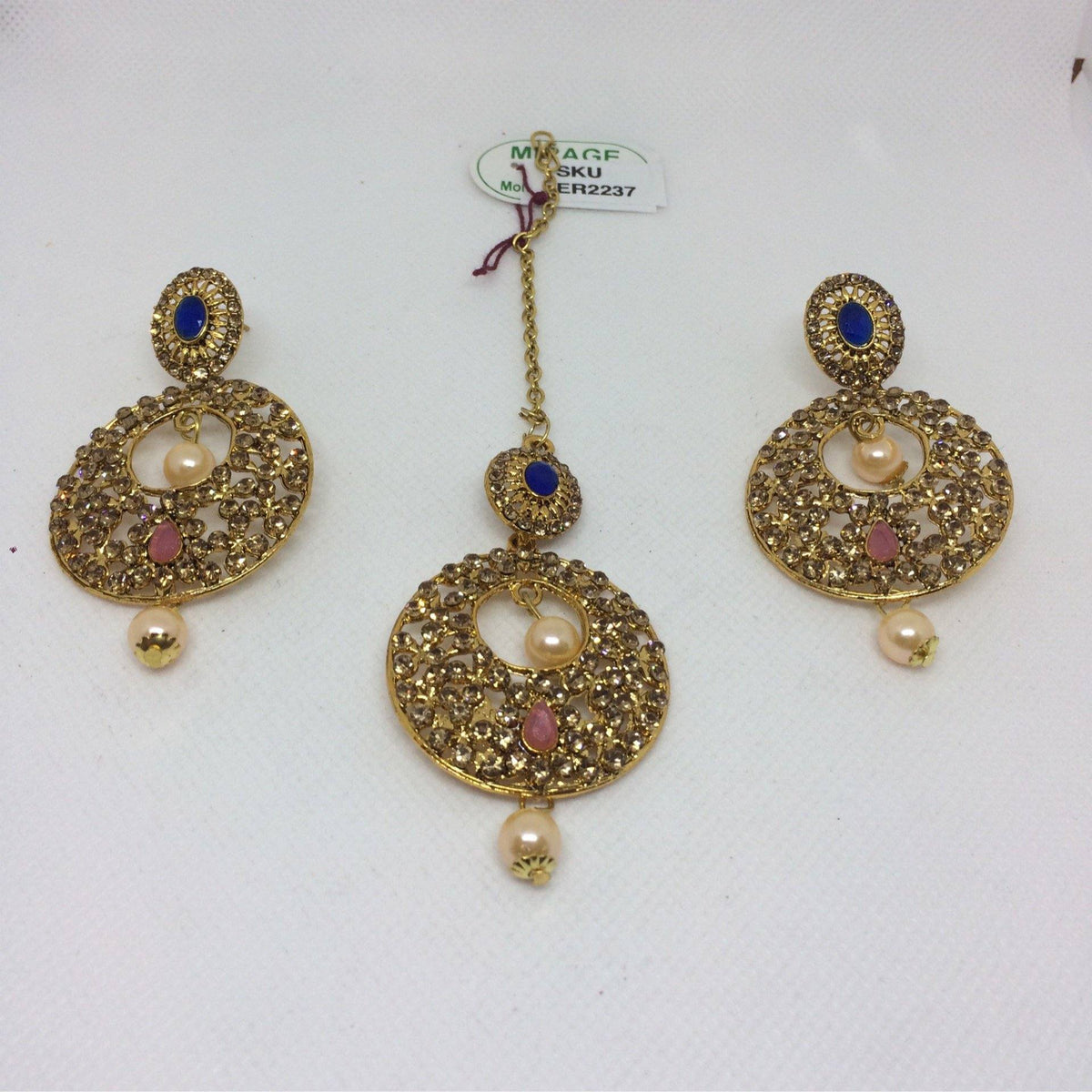 Earrings Tikka - Mirage Sarees