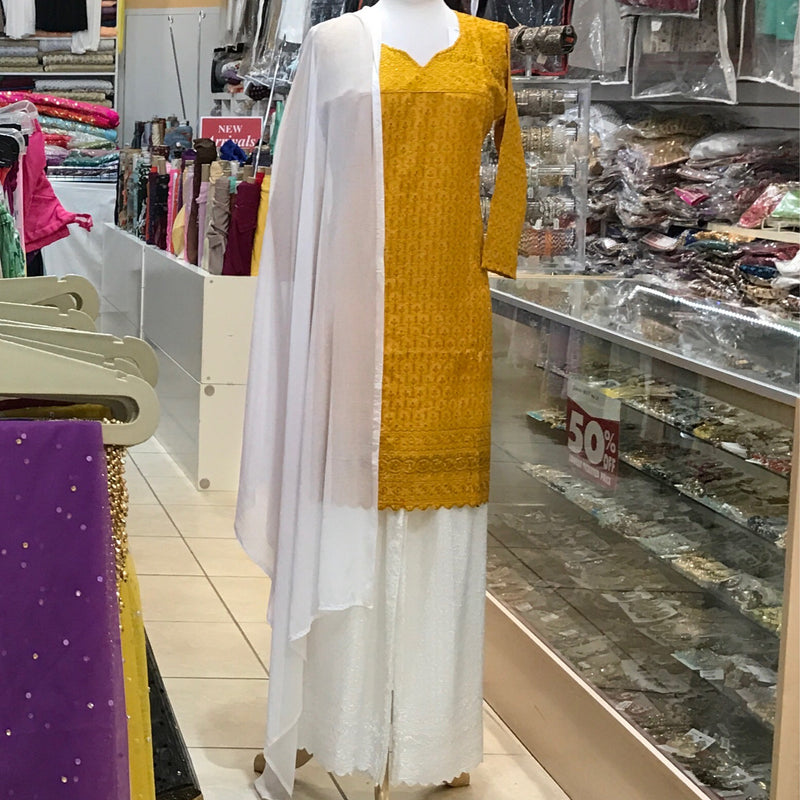 KURTA TROUSER SCARF, SIZE 40
