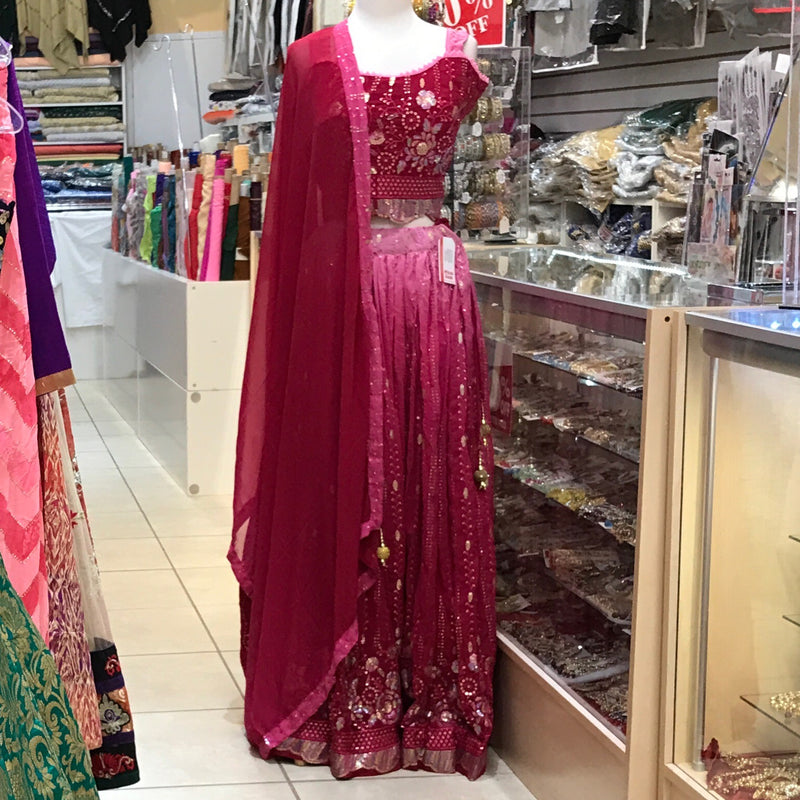 LEHENGA CHOLI SCARF, SIZE 44
