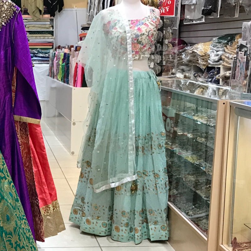 LEHENGA CHOLI SCARF, SIZE 42