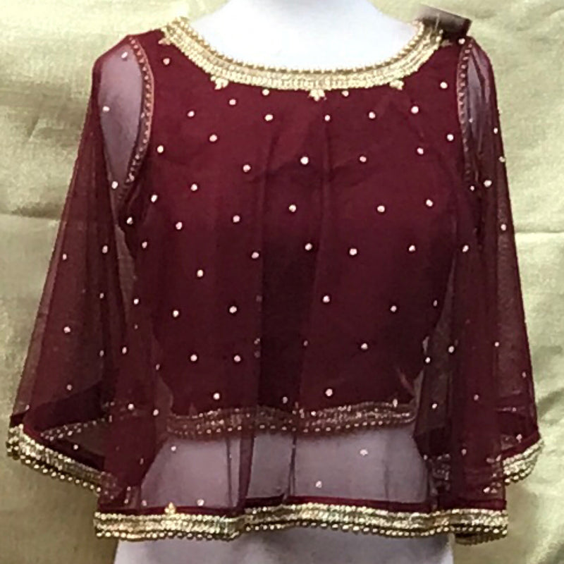 PONCHO BLOUSE SIZE 44
