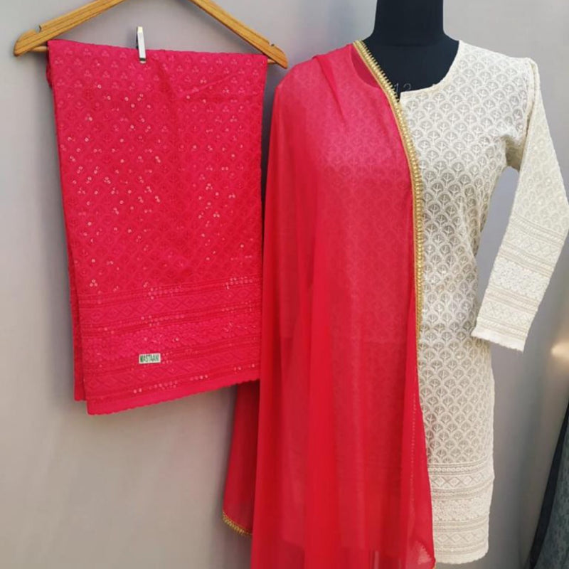 Kurta trouser scarf  size 40