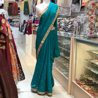 EMB SAREE WITH BLOUSE PCS