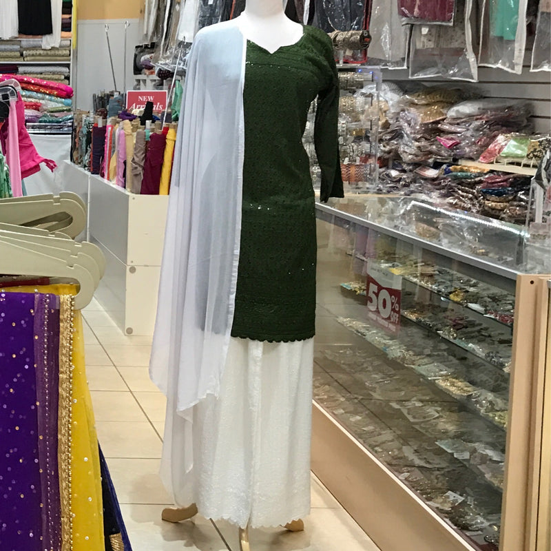 KURTA TROUSER SCARF SIZE 44