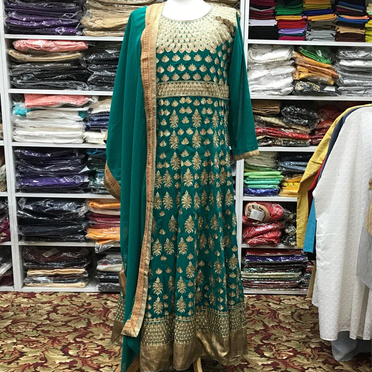 Anarkali Churidar Size 46 - Mirage Sari Center