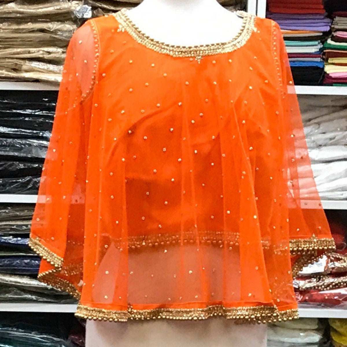 Poncho Blouse Size 44 - Mirage Sarees
