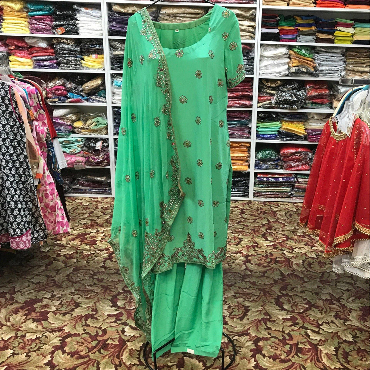 Kurta Shalwar Dupatta Size 44 - Mirage Sarees