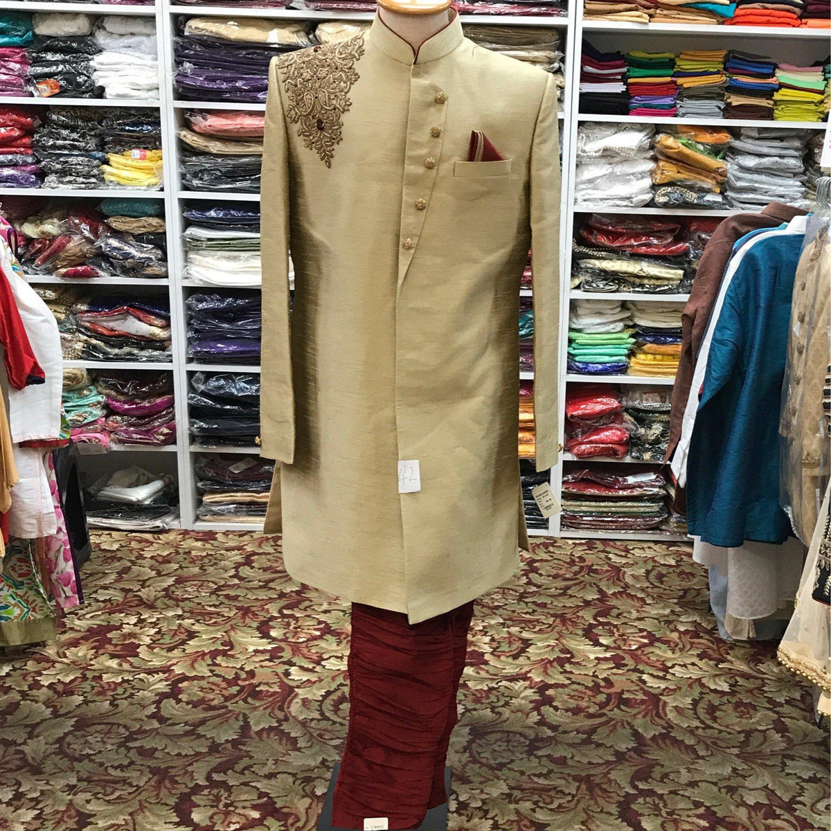 Sherwani Pajama Suits Size 42 - Mirage Sari Center