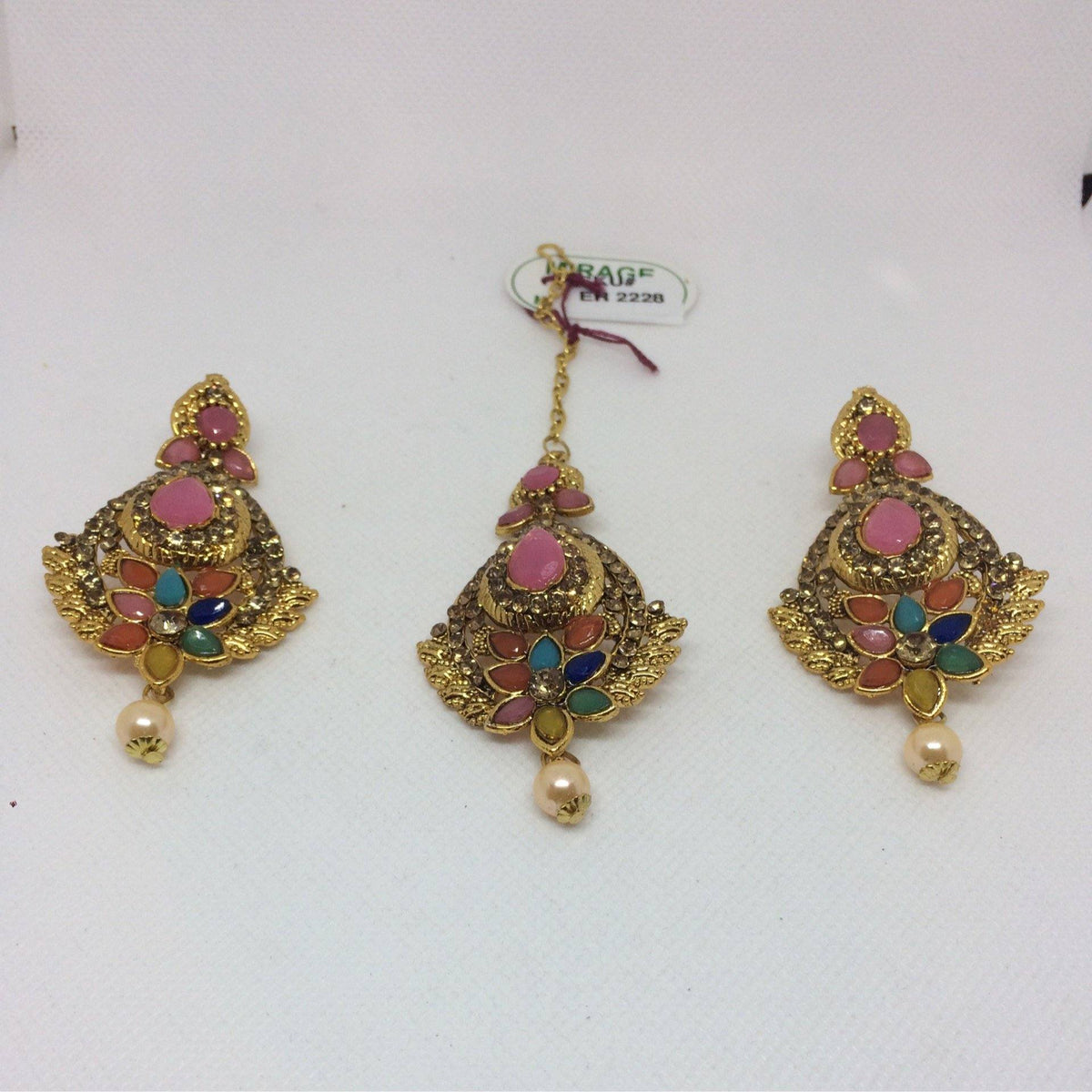 Earrings Tikka - Mirage Sarees