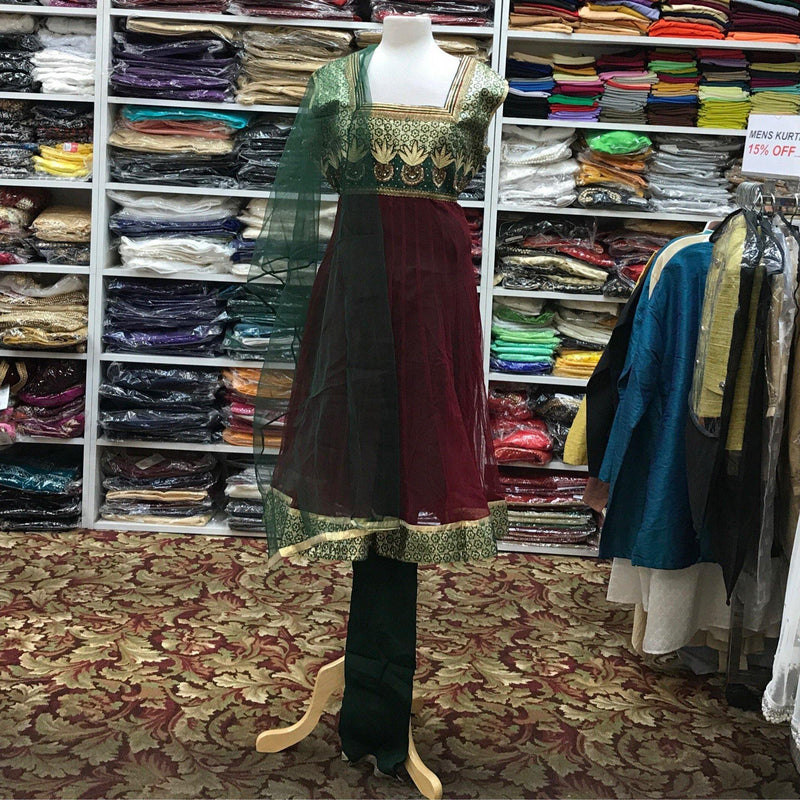 Kurta Churidar Dupatta Size 46 - Mirage Sari Center