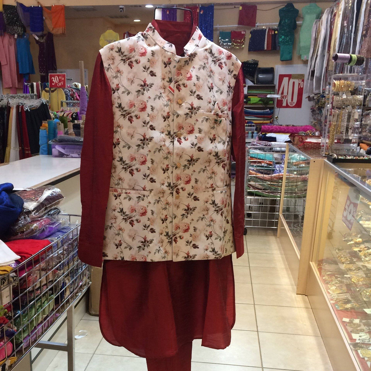 Kurta/Pajama/Waistco size 44 - Mirage Sarees