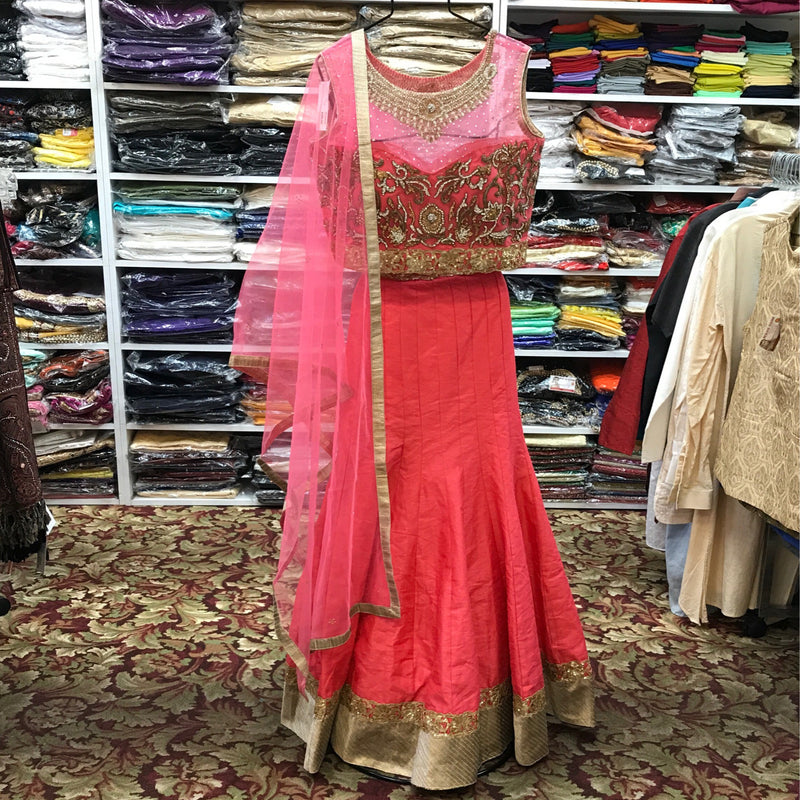 Lehenga Choli Dupatta Size 42