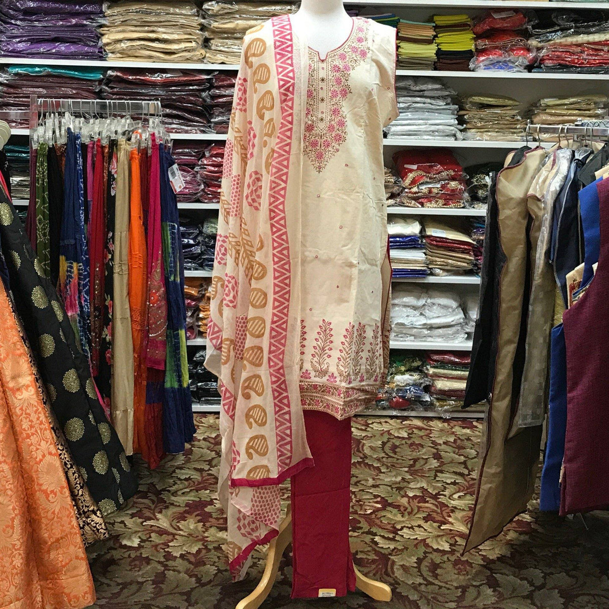 KURTA CHURIDAR DUPPATTA SIZE 48 - Mirage Sarees