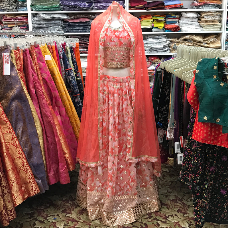 LEHENGA CHOLI DUPATTA SIZE 42