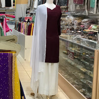 KURTA TROUSER SCARF SIZE 40