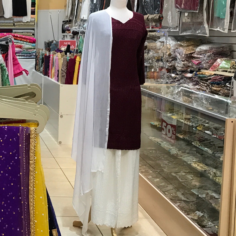KURTA TROUSER SCARF SIZE 40