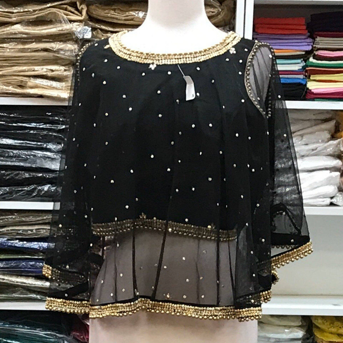 Poncho Blouse Size 44 - Mirage Sarees