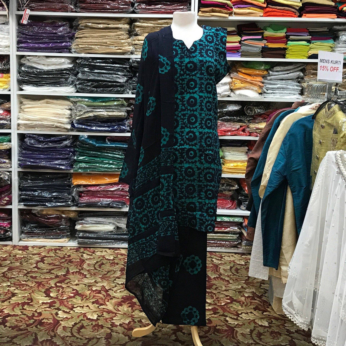 Kurta Shalwar Dupatta Size 40 - Mirage Sarees