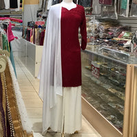 KURTA TROUSER SCARF SIZE 42