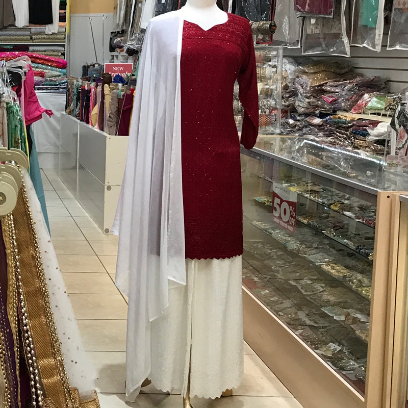 KURTA TROUSER SCARF SIZE 42