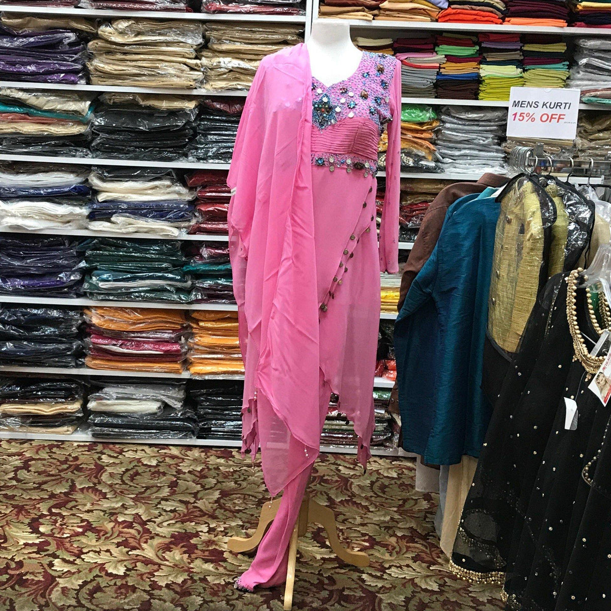 Kurta Churidar Dupatta Size 40 - Mirage Sari Center