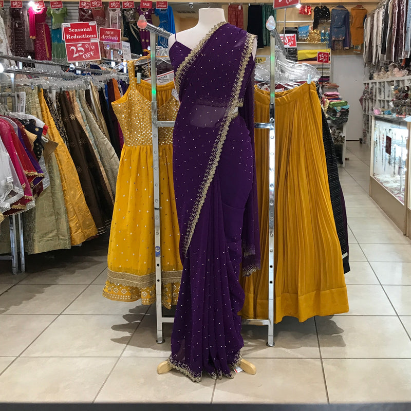 EMBROIDERY SAREE/BLOUSE