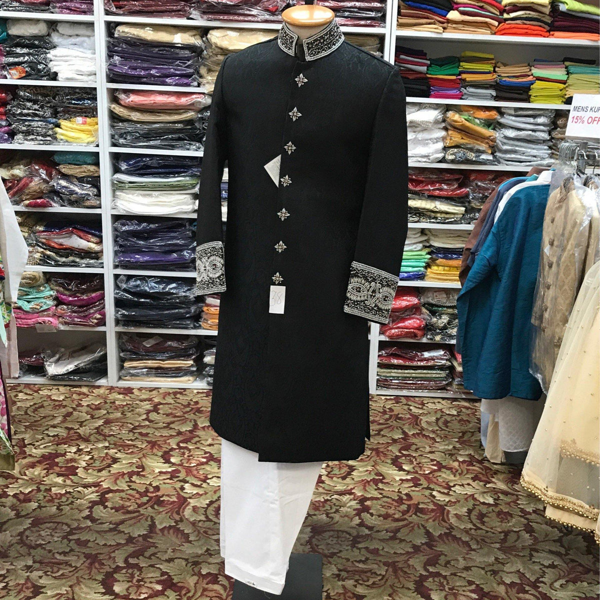 Sherwani shalwar suit size 38 - Mirage Sari Center
