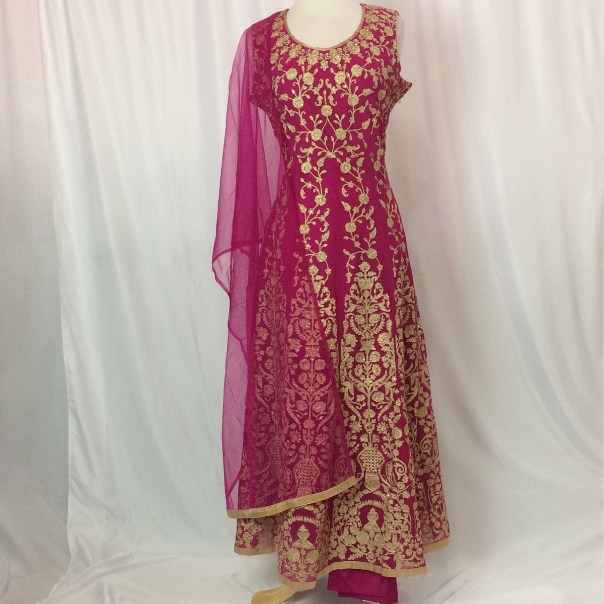 Anarkali Gown Churidar Size 44 - Mirage Sarees